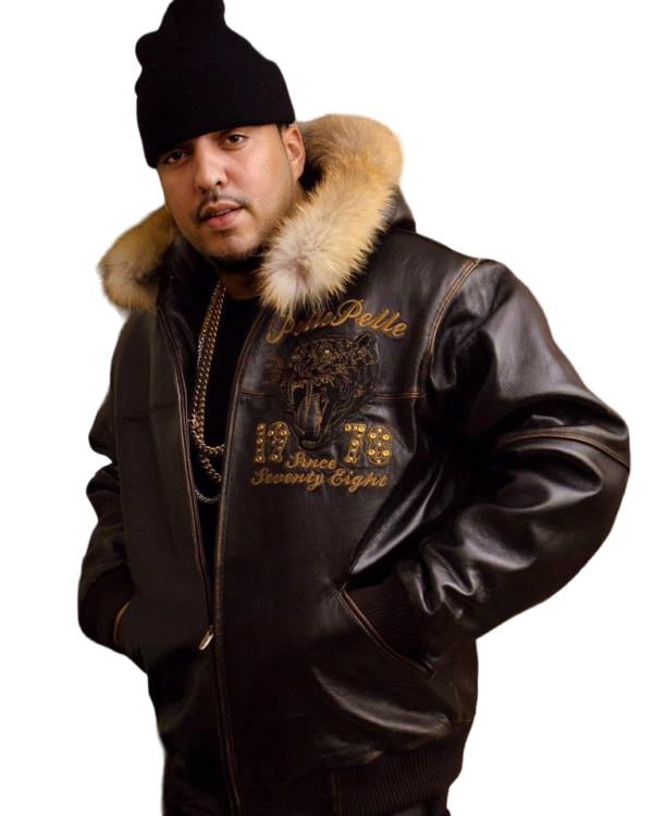 Pelle Pelle Panther Dark Brown Hood Jacket