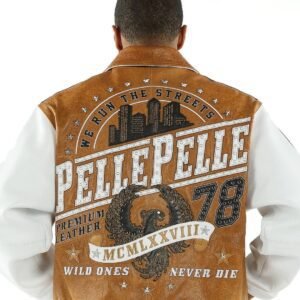 Pelle Pelle Brown Dragon Leather Jacket