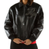 Pelle Pelle Encrusted Black Studded Leather Jacket