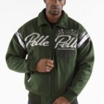 Pelle Pelle Green Live To Win Wool Jacket