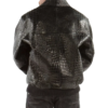 Pelle Pelle Black Scripted Leather Jacket