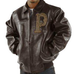 Pelle Pelle Brown Immortal Studded Jacket