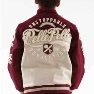 Pelle Pelle 1978 Unstoppable Revolution Maroon Black Jacket