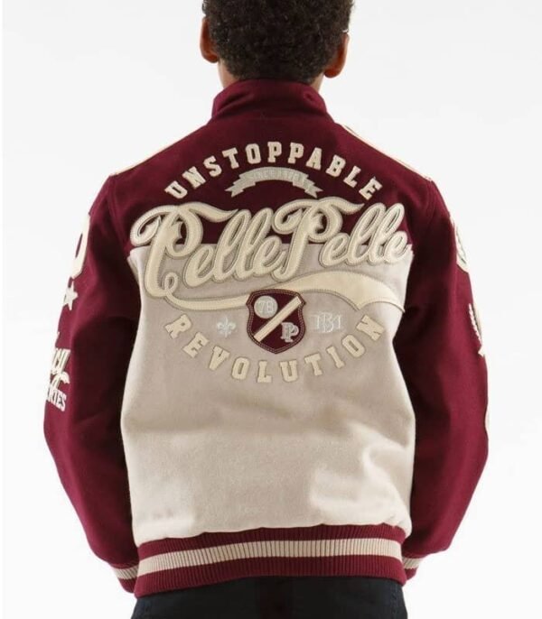 Pelle Pelle 1978 Unstoppable Revolution Maroon Black Jacket