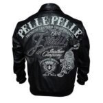 Men Pelle Pelle Exotic Ghost Leather Jacket