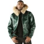 Pelle Pelle Basic Nile Green Two Leather Jacket