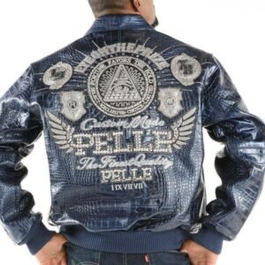 Pelle Pelle Eye On The Prize Blue Jacket