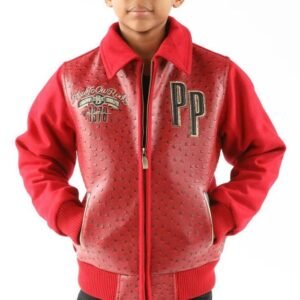 Pelle Pelle Kids 1978 Red Leather Jacket