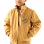 Pelle Pelle Kids Yellow Wool Jacket