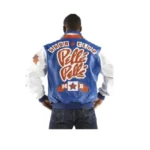 Pelle Pelle World Famous Soda Club Blue Leather Jacket