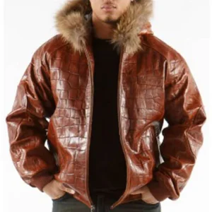 Pelle Pelle Men Grey Prada Puffer Jacket