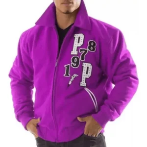 Pelle Pelle Come Out Pink Tiger Wool Jacket