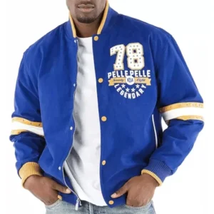 Pelle Pelle Blue Superior 78 Wool Jacket