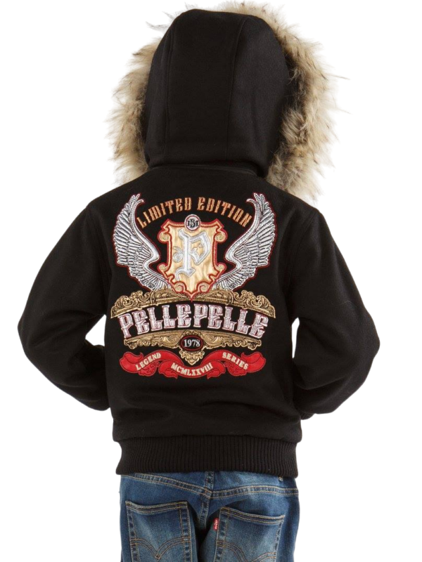 Pelle Pelle Black Kids Legend Series Jacket