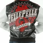 Black Pelle Pelle Leather Studded Jacket