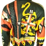 Pelle Pelle Multicolor Design Compass Jacket