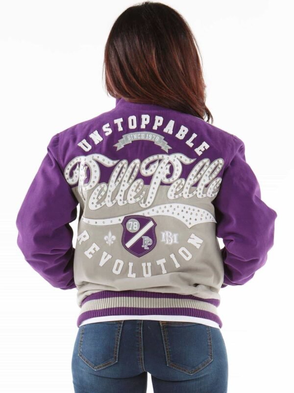 Womens Pelle Pelle Unstoppable Purple Jacket