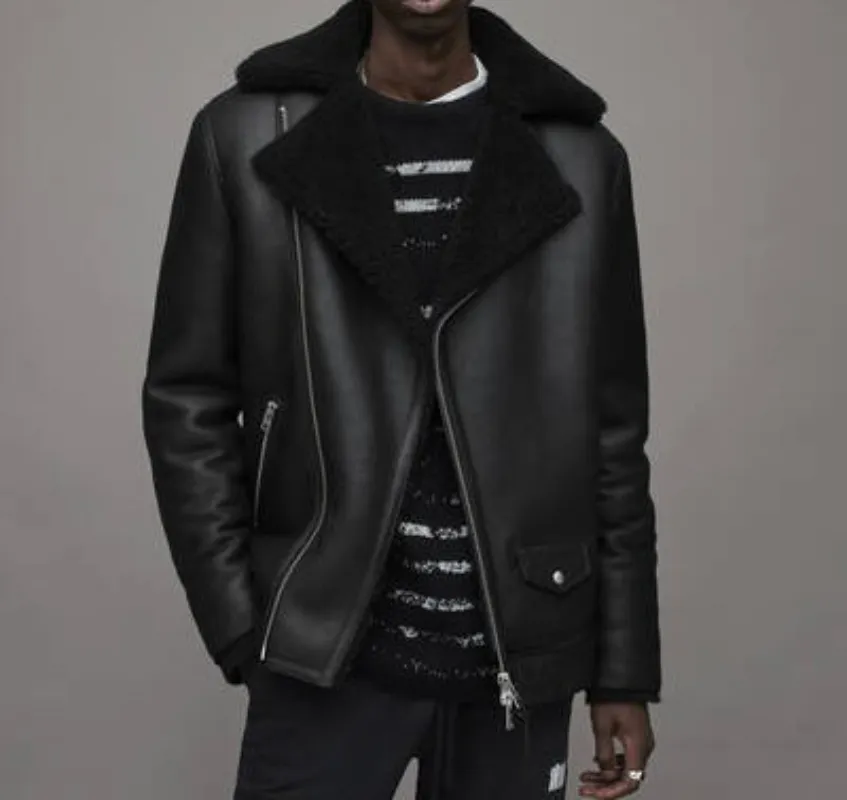 Leather Shearling Jacket