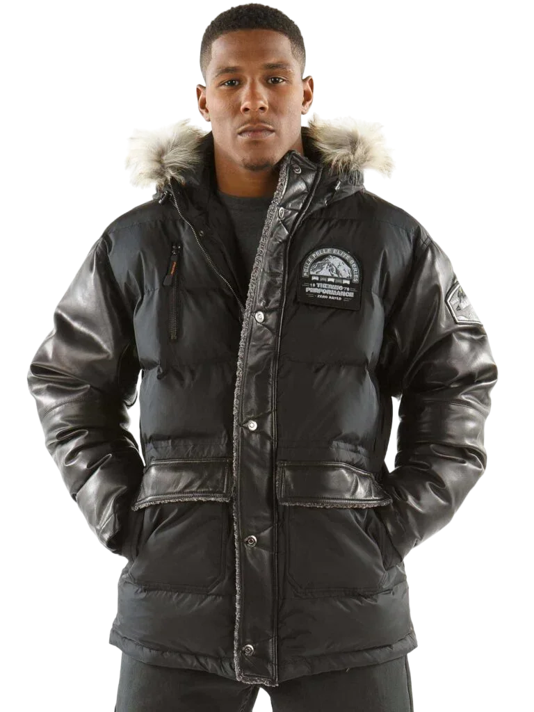 Pelle Pelle Bubble Black Butter Coat