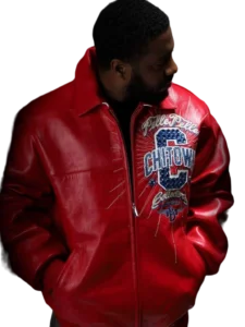 Pelle Pelle Chi Town Red Leather Jacket